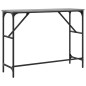 vidaXL Mesa consola madera de ingeniería gris Sonoma 100x32x75 cm