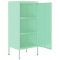 vidaXL Armario de almacenamiento acero verde mint 42,5x35x101,5 cm vidaXL Armario de almacenamiento acero verde mint 42,5x35x101,5 cm