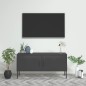 vidaXL Mueble para TV de acero gris antracita 105x35x50 cm vidaXL Mueble para TV de acero gris antracita 105x35x50 cm