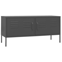 vidaXL Mueble para TV de acero gris antracita 105x35x50 cm