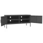 vidaXL Mueble para TV de acero gris antracita 105x35x50 cm vidaXL Mueble para TV de acero gris antracita 105x35x50 cm