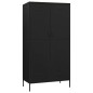vidaXL Armario de acero negro 90x50x180 cm vidaXL Armario de acero negro 90x50x180 cm