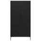 vidaXL Armario de acero negro 90x50x180 cm vidaXL Armario de acero negro 90x50x180 cm