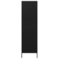 vidaXL Armario de acero negro 90x50x180 cm vidaXL Armario de acero negro 90x50x180 cm