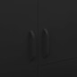 vidaXL Armario de acero negro 90x50x180 cm vidaXL Armario de acero negro 90x50x180 cm