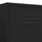 vidaXL Armario de acero negro 90x50x180 cm vidaXL Armario de acero negro 90x50x180 cm