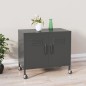 vidaXL Armario de almacenamiento acero gris antracita 60x35x56 cm