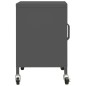 vidaXL Armario de almacenamiento acero gris antracita 60x35x56 cm
