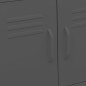 vidaXL Armario de almacenamiento acero gris antracita 60x35x56 cm