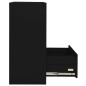 vidaXL Armario archivador de acero negro 90x46x103 cm vidaXL Armario archivador de acero negro 90x46x103 cm
