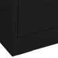 vidaXL Armario archivador de acero negro 90x46x103 cm vidaXL Armario archivador de acero negro 90x46x103 cm