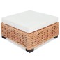 vidaXL Juego de sofás de 18 piezas ratán natural vidaXL Juego de sofás de 18 piezas ratán natural