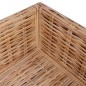 vidaXL Juego de sofás de 18 piezas ratán natural vidaXL Juego de sofás de 18 piezas ratán natural
