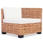 vidaXL Juego de sofás de 14 piezas ratán natural vidaXL Juego de sofás de 14 piezas ratán natural