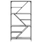 vidaXL Estantería madera de ingeniería y acero Sonoma gris 91x36x176cm vidaXL Estantería madera de ingeniería y acero Sonoma gris 91x36x176cm
