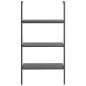 vidaXL Estantería inclinada de 3 niveles negro 64x35x120,5 cm vidaXL Estantería inclinada de 3 niveles negro 64x35x120,5 cm