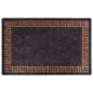 vidaXL Alfombra lavable antideslizante negro y dorado 160x230 cm vidaXL Alfombra lavable antideslizante negro y dorado 160x230 cm