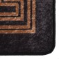 vidaXL Alfombra lavable antideslizante negro y dorado 160x230 cm vidaXL Alfombra lavable antideslizante negro y dorado 160x230 cm