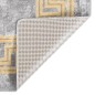 vidaXL Alfombra lavable antideslizante gris 190x300 cm vidaXL Alfombra lavable antideslizante gris 190x300 cm