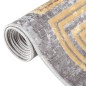 vidaXL Alfombra lavable antideslizante gris 190x300 cm vidaXL Alfombra lavable antideslizante gris 190x300 cm