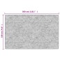 vidaXL Alfombra lavable antideslizante gris 190x300 cm vidaXL Alfombra lavable antideslizante gris 190x300 cm