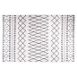 vidaXL Alfombra lavable antideslizante negro y blanco 160x230 cm vidaXL Alfombra lavable antideslizante negro y blanco 160x230 cm