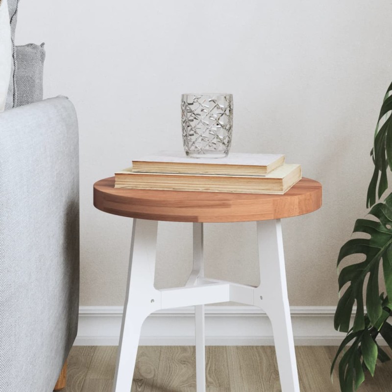 vidaXL Tablero redondo de madera maciza de haya Ø30x2,5 cm vidaXL Tablero redondo de madera maciza de haya Ø30x2,5 cm