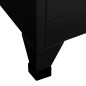 vidaXL Taquilla de acero negro 90x45x180 cm vidaXL Taquilla de acero negro 90x45x180 cm