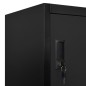 vidaXL Taquilla de acero negro 90x45x180 cm vidaXL Taquilla de acero negro 90x45x180 cm