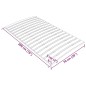 vidaXL Somier de láminas con 17 listones 70x200 cm vidaXL Somier de láminas con 17 listones 70x200 cm