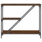 vidaXL Mesa consola madera de ingeniería marrón roble 88,5x30x75 cm vidaXL Mesa consola madera de ingeniería marrón roble 88,5x30x75 cm