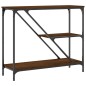 vidaXL Mesa consola madera de ingeniería marrón roble 88,5x30x75 cm vidaXL Mesa consola madera de ingeniería marrón roble 88,5x30x75 cm
