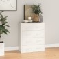 vidaXL Aparador con 4 cajones blanco brillante 60x30,5x71 cm vidaXL Aparador con 4 cajones blanco brillante 60x30,5x71 cm