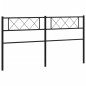 vidaXL Cabecero de metal negro 160 cm vidaXL Cabecero de metal negro 160 cm