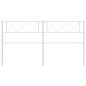 vidaXL Cabecero de metal blanco 140 cm vidaXL Cabecero de metal blanco 140 cm