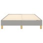 vidaXL Estructura de cama box spring tela gris claro 120x200 cm vidaXL Estructura de cama box spring tela gris claro 120x200 cm
