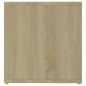 vidaXL Muebles de salón de pared 2 pzas madera ingeniería roble Sonoma