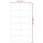 vidaXL Puerta corredera ESG vidrio y aluminio negra 102x205 cm