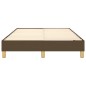vidaXL Estructura de cama box spring tela marrón 120x200 cm vidaXL Estructura de cama box spring tela marrón 120x200 cm