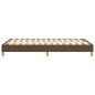 vidaXL Estructura de cama box spring tela marrón 120x200 cm vidaXL Estructura de cama box spring tela marrón 120x200 cm