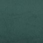 vidaXL Sofá cama con colchón terciopelo verde oscuro 100x200 cm