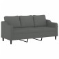 vidaXL Sofá de 3 plazas de tela gris oscuro 180 cm vidaXL Sofá de 3 plazas de tela gris oscuro 180 cm
