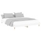 vidaXL Estructura de cama madera maciza blanca 200x200 cm vidaXL Estructura de cama madera maciza blanca 200x200 cm