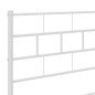 vidaXL Estructura de cama de metal con cabecero blanco 90x190 cm vidaXL Estructura de cama de metal con cabecero blanco 90x190 cm