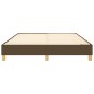 vidaXL Estructura de cama box spring tela marrón 140x200 cm vidaXL Estructura de cama box spring tela marrón 140x200 cm