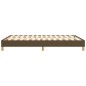 vidaXL Estructura de cama box spring tela marrón 140x200 cm vidaXL Estructura de cama box spring tela marrón 140x200 cm