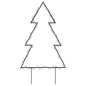 vidaXL Árbol de Navidad luces decorativas con estacas 115 LED 90 cm vidaXL Árbol de Navidad luces decorativas con estacas 115 LED 90 cm