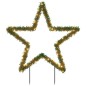 vidaXL Estrella de luz decorativa Navidad con estacas 115 LED 85 cm vidaXL Estrella de luz decorativa Navidad con estacas 115 LED 85 cm