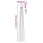vidaXL Luces para árbol de Navidad 320 LEDs blanco cálido 375 cm vidaXL Luces para árbol de Navidad 320 LEDs blanco cálido 375 cm