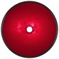 vidaXL Lavabo de vidrio templado rojo 42x14 cm